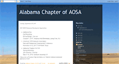 Desktop Screenshot of alabamaaosa.org